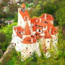 Bran Castle, aerial view